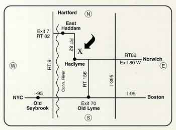 Map to T.F. Vanderbeck